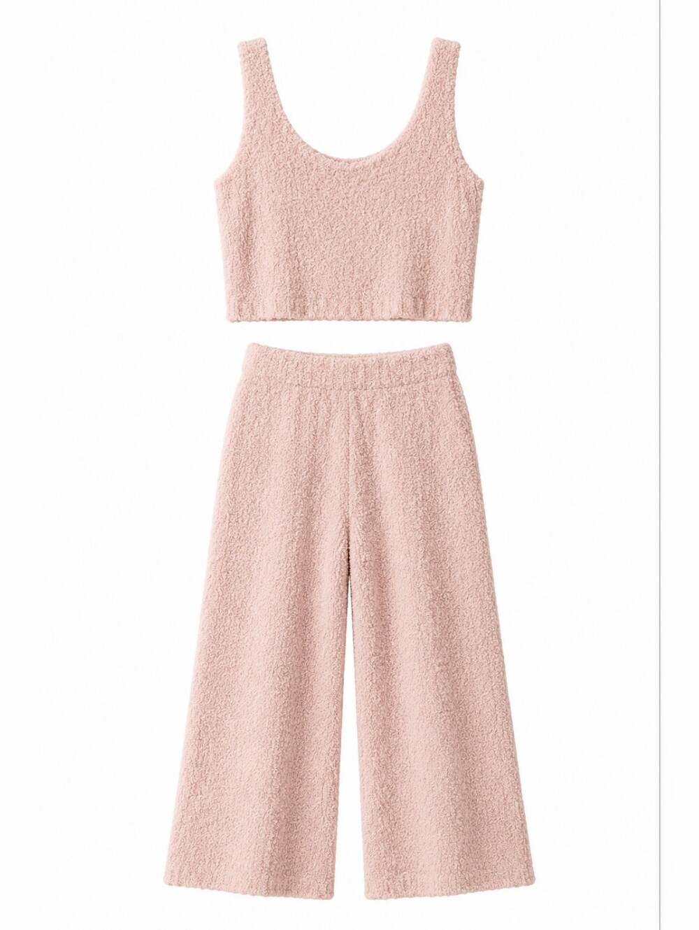 SKIMS Teddy Cozy Lounge Set Pink 2X/3X